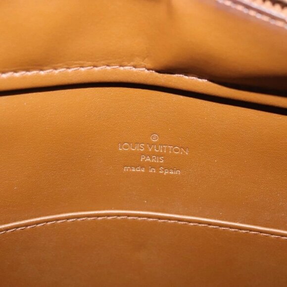 LOUIS VUITTON Monogram Vernis Columbus Tote Bag Bronze M91134 LV Auth BA3836 - Picture 10 of 16